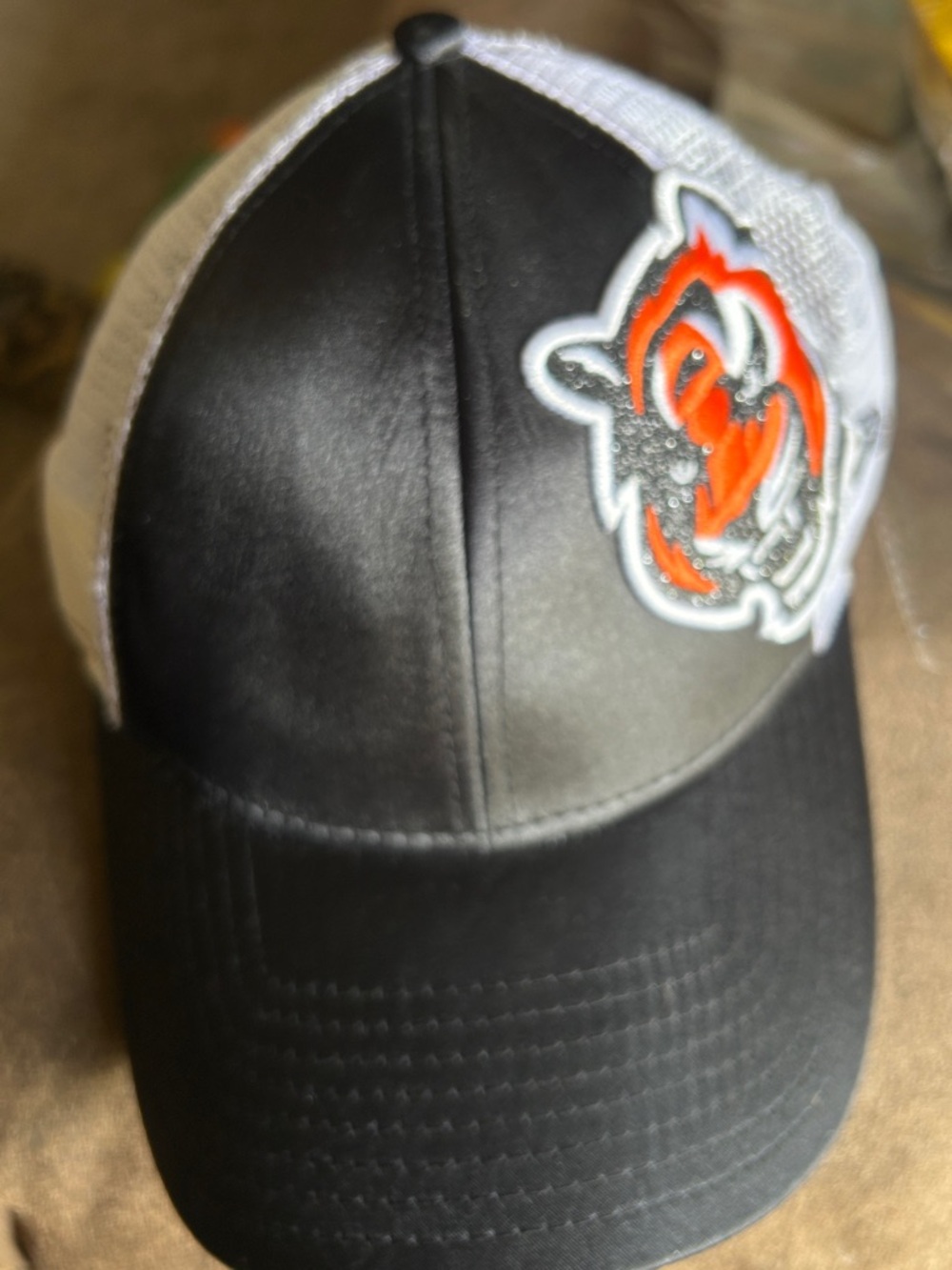 Cincinnati Bengals glitter patch trucker hat